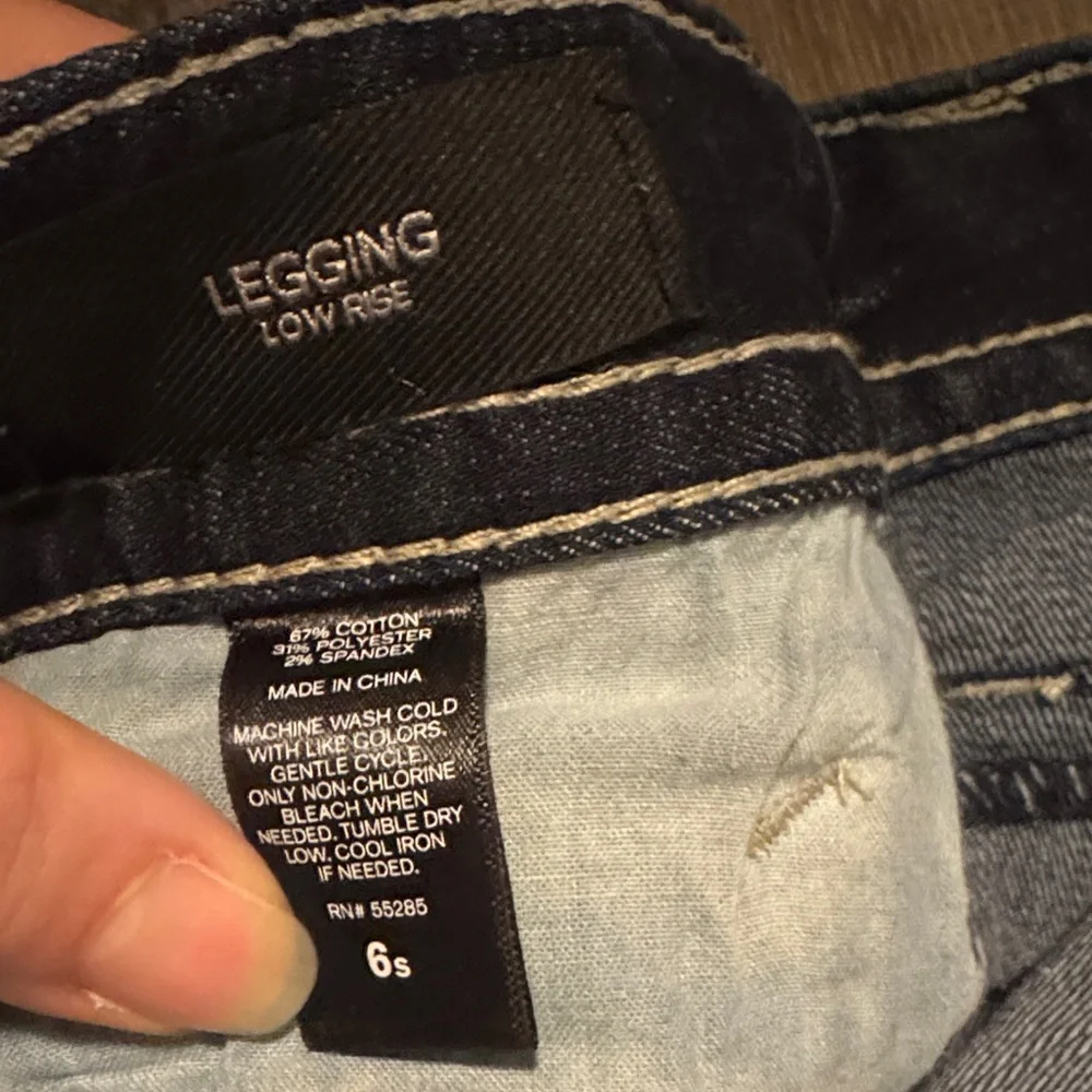 Express Dark Blue Skinny Jeans - Picture 2 of 3